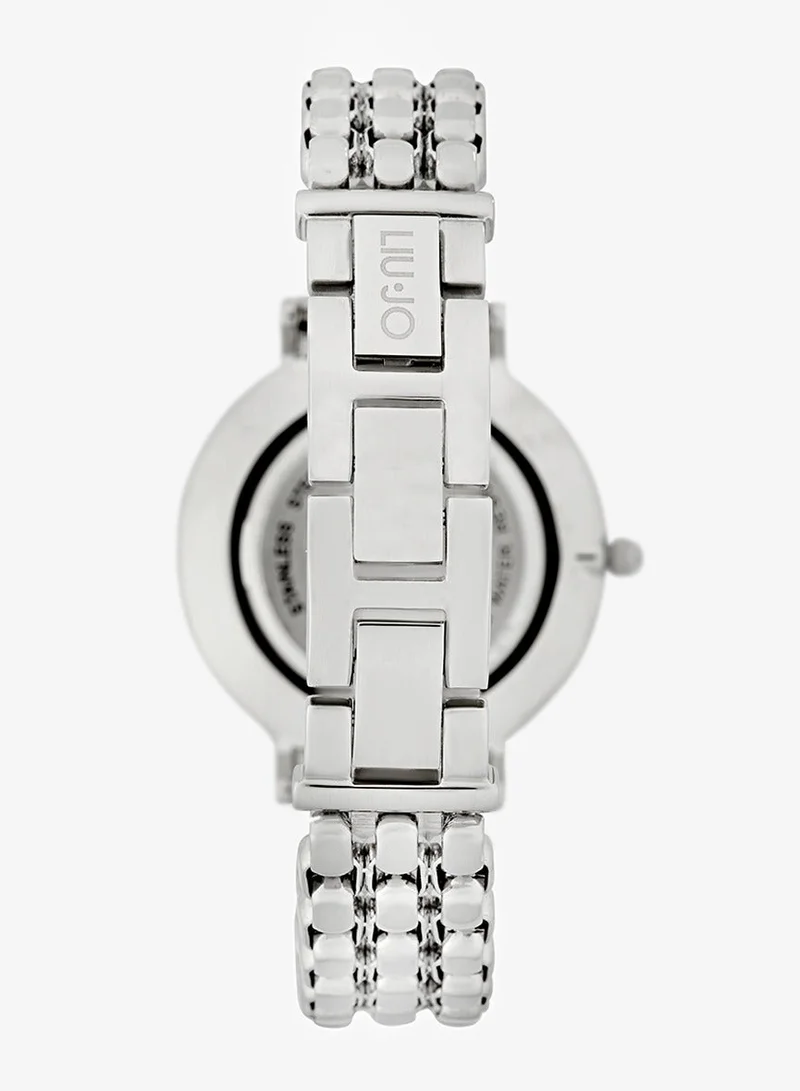 ليو جو ساعة لي جو فريم فضي